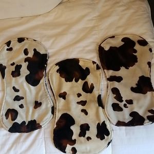 Burp cloths - reversible super soft! Set of 3